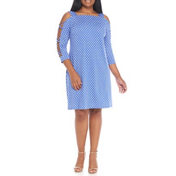 Ivy Road Dresses & Skirts - Ivy Road Polka Dot Dress Size 2X